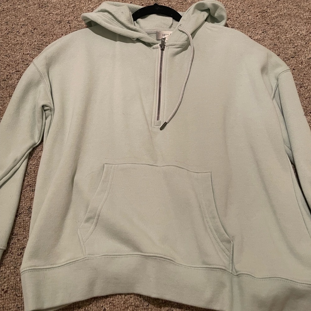 Baby Blue half zip